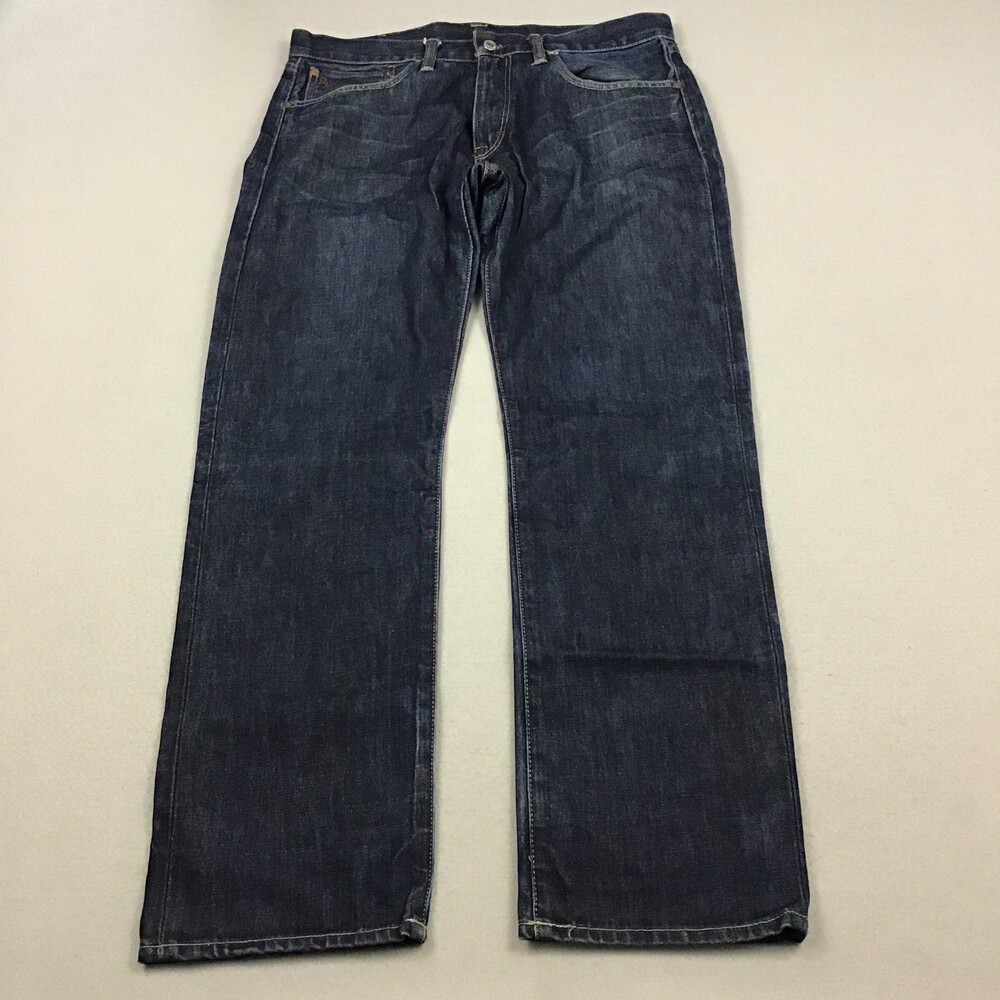 Polo Ralph Lauren Jeans Men 32 Blue Classic Indigo Denim Straight Leg Dark Wash